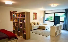 Helle Kellerwohnung Im Gruenen Mit Sauna